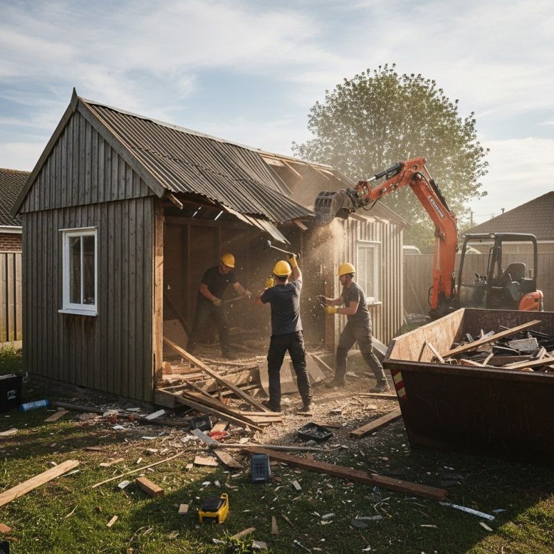 Local Shed Demolition pros at work