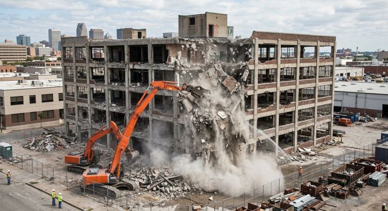 Commercial Property Demolition in Katy, TX